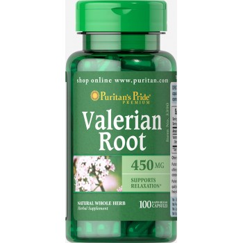 Puritan`s Pride Valerian Root 450 mg 100 caps